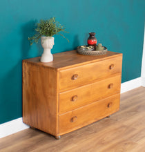 Load image into Gallery viewer, Vintage Restored Ercol Windsor Model 483 Chest Of Drawers Blonde Elm