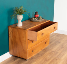 Load image into Gallery viewer, Vintage Restored Ercol Windsor Model 483 Chest Of Drawers Blonde Elm