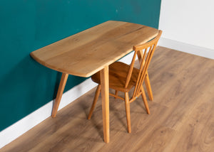 Bespoke Blonde Ercol Windsor Childs Table Desk & Chair