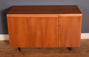 Retro Teak 1960s Sideboard Desk Compact Cabinet