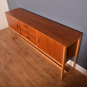 Retro Long Retro Teak 1960s Danish Style Sideboard