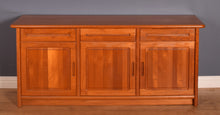 Load image into Gallery viewer, Retro Solid Teak Style Danish Long Sideboard By Skovby