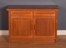 Load image into Gallery viewer, Retro Short Solid Teak Style Danish Long Sideboard By Skovby