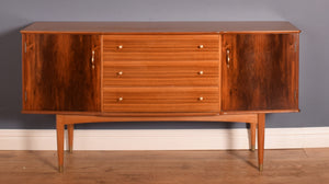 Retro Walnut & Rosewood 1960s Jentique Sideboard