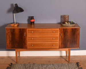 Retro Walnut & Rosewood 1960s Jentique Sideboard