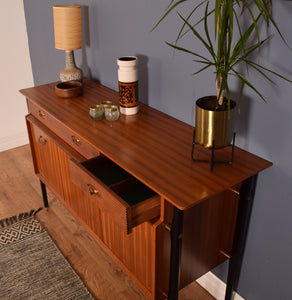 Retro Teak Ebonised 1950s Nathan Sideboard