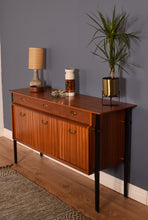 Load image into Gallery viewer, Retro Teak Ebonised 1950s Nathan Sideboard