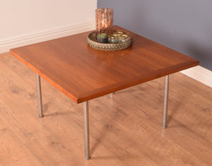 Retro Teak & Rosewood , Chrome Coffee Table, Hans J Wegner, Andreas Tuck