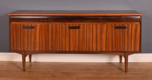 Retro Long Afromosia & Rosewood EON Elliots of Newbury RHF  1960s Sideboard