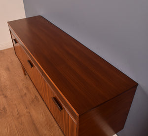 Retro Long Afromosia & Rosewood EON Elliots of Newbury RHF  1960s Sideboard