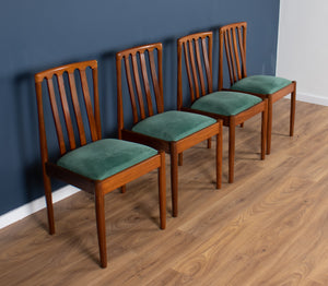 Retro Teak 1960s Meredew Dining Table & 4 Chairs Mid Century