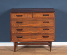 Load image into Gallery viewer, Retro Rosewood 1960s Danish Mid Century Chest Of Drawers