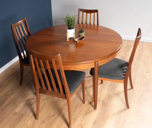 Retro GPlan  Teak 1960s Fresco Dining Table & 4 Four Chairs By Victor Wilkins