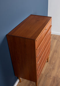 Retro Teak 1960s Danish Mid Century Chest Of Drawers