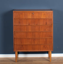 Load image into Gallery viewer, Retro Teak 1960s Danish Mid Century Chest Of Drawers