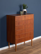 Load image into Gallery viewer, Retro Teak 1960s Danish Mid Century Chest Of Drawers