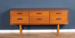 Retro Teak 1960s Austinsuite Chest Of Drawers Sideboard TV Cabinet