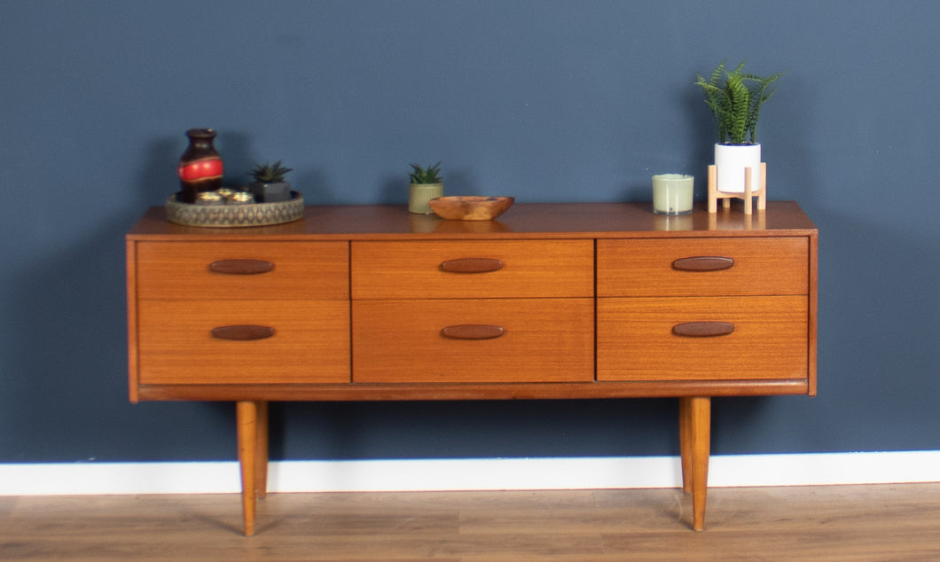 Retro Teak 1960s Austinsuite Chest Of Drawers Sideboard TV Cabinet