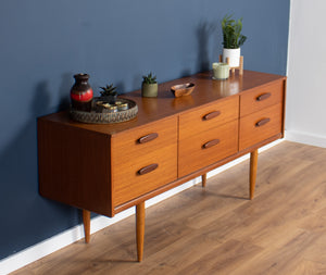 Retro Teak 1960s Austinsuite Chest Of Drawers Sideboard TV Cabinet