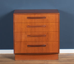 Retro Teak 1960s Fresco G Plan Chest Of Drawers By Victor Wilkins