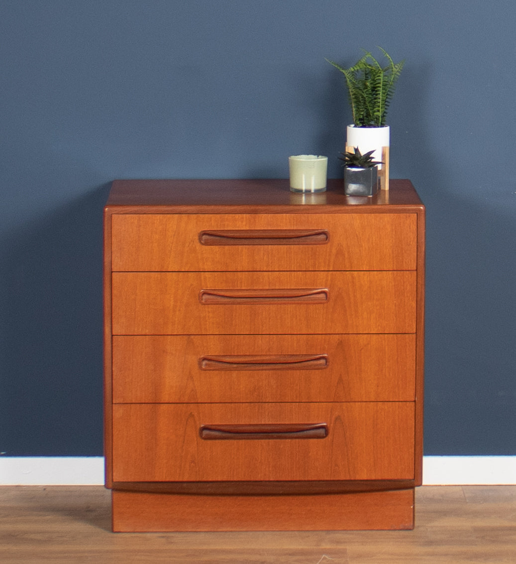 Retro Teak 1960s Fresco G Plan Chest Of Drawers By Victor Wilkins