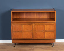 Load image into Gallery viewer, Retro Teak 1960s Nathan Squares TV/Media Cabinet Mid Century Sideboard On Hairpin Legs