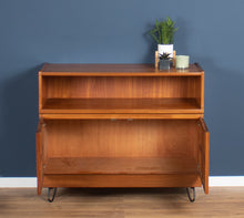 Load image into Gallery viewer, Retro Teak 1960s Nathan Squares TV/Media Cabinet Mid Century Sideboard On Hairpin Legs