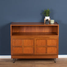 Load image into Gallery viewer, Retro Teak 1960s Nathan Squares TV/Media Cabinet Mid Century Sideboard On Hairpin Legs