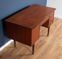 Load image into Gallery viewer, Retro Teak 1960s Danish Mid Century Desk Made In Denmark