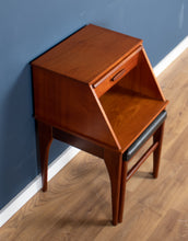 Load image into Gallery viewer, Retro Teak 1960s Mid Century Telephone Hall Seat By Chippy Heath