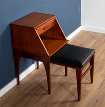 Load image into Gallery viewer, Retro Teak 1960s Mid Century Telephone Hall Seat By Chippy Heath