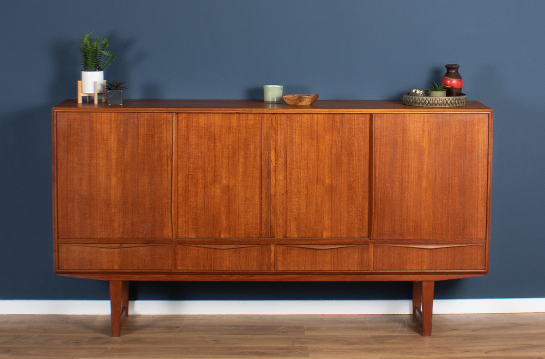 Retro Teak 1960s Danish Mid Century Sideboard By E W Bach