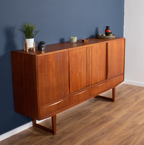 Retro Teak 1960s Danish Mid Century Sideboard By E W Bach