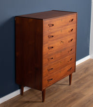 Load image into Gallery viewer, Retro Teak 1960s Danish Mid Century Chest Of Drawers Made In Denmark