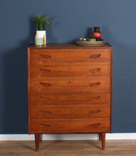 Load image into Gallery viewer, Retro Teak 1960s Danish Mid Century Chest Of Drawers Made In Denmark