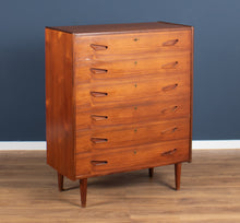 Load image into Gallery viewer, Retro Teak 1960s Danish Mid Century Chest Of Drawers Made In Denmark