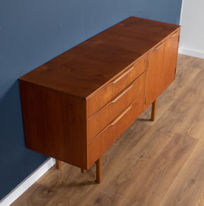 Retro Teak 1960s Mid Century Compact Short Sideboard By Stonehill