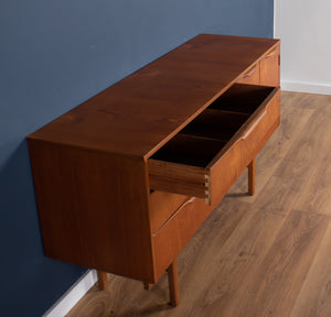 Retro Teak 1960s Mid Century Compact Short Sideboard By Stonehill