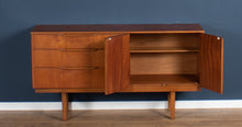 Load image into Gallery viewer, Retro Teak 1960s Mid Century Compact Short Sideboard By Stonehill