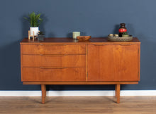 Load image into Gallery viewer, Retro Teak 1960s Mid Century Compact Short Sideboard By Stonehill