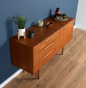 Retro Teak 1960s Mid Century Compact Short Sideboard By Stonehill