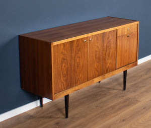 Retro 1960s Walnut & Rosewood Sideboard By Wrighton