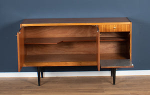 Retro 1960s Walnut & Rosewood Sideboard By Wrighton