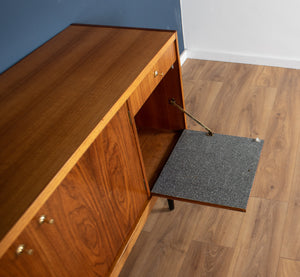 Retro 1960s Walnut & Rosewood Sideboard By Wrighton