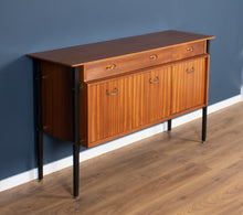 Load image into Gallery viewer, Retro Teak Ebonised 1950s Nathan Sideboard