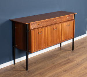 Retro Teak Ebonised 1950s Nathan Sideboard