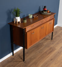 Load image into Gallery viewer, Retro Teak Ebonised 1950s Nathan Sideboard