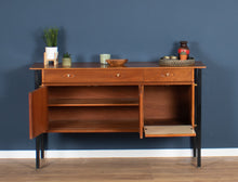 Load image into Gallery viewer, Retro Teak Ebonised 1950s Nathan Sideboard