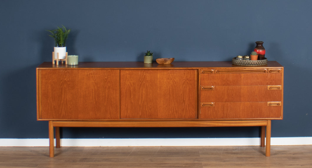 Retro Teak 1960s Long Mcintosh Sideboard With Bar