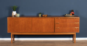 Retro Teak 1960s Long Mcintosh Sideboard With Bar